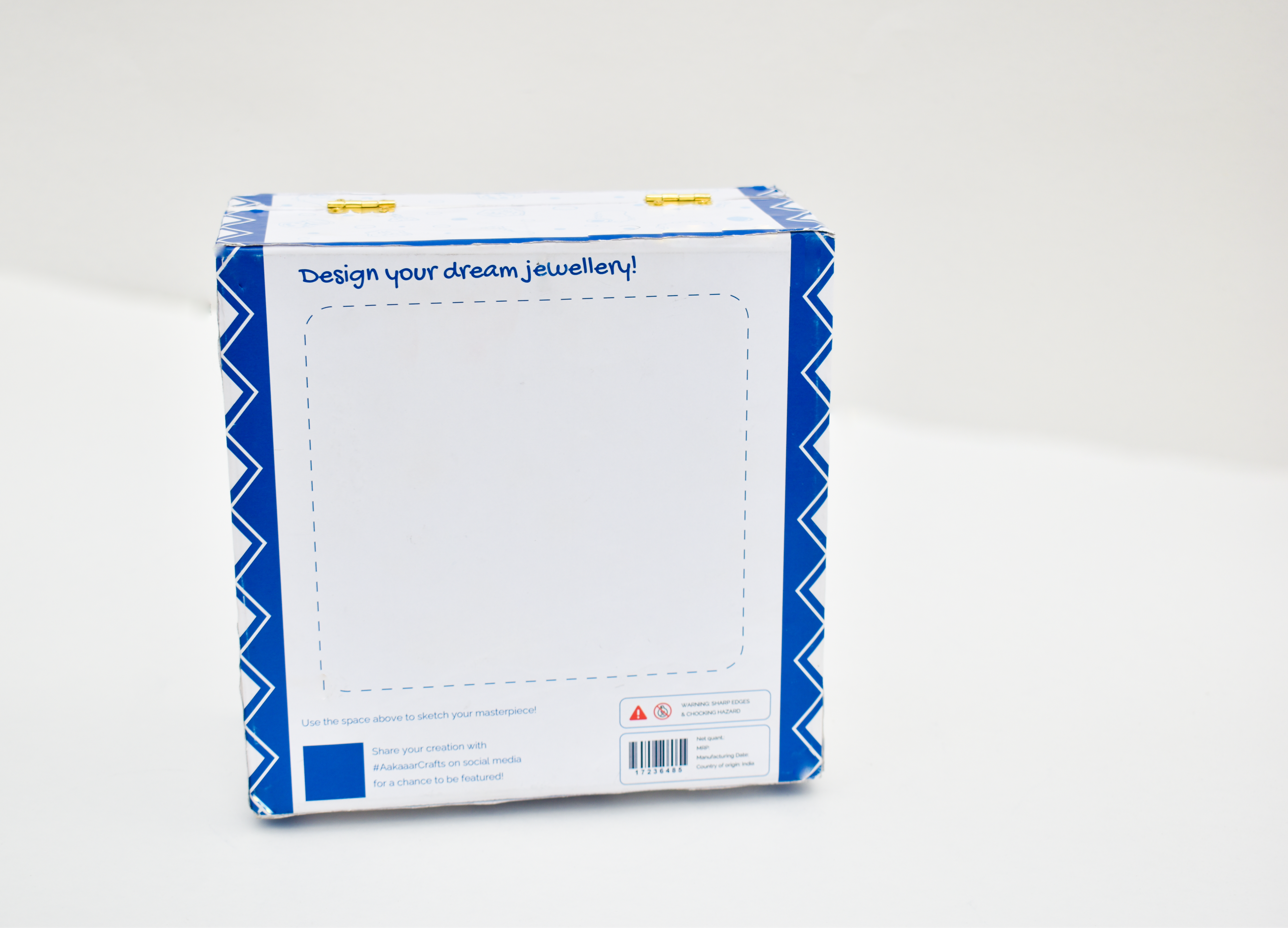 Back of the AAKAR kit packaging